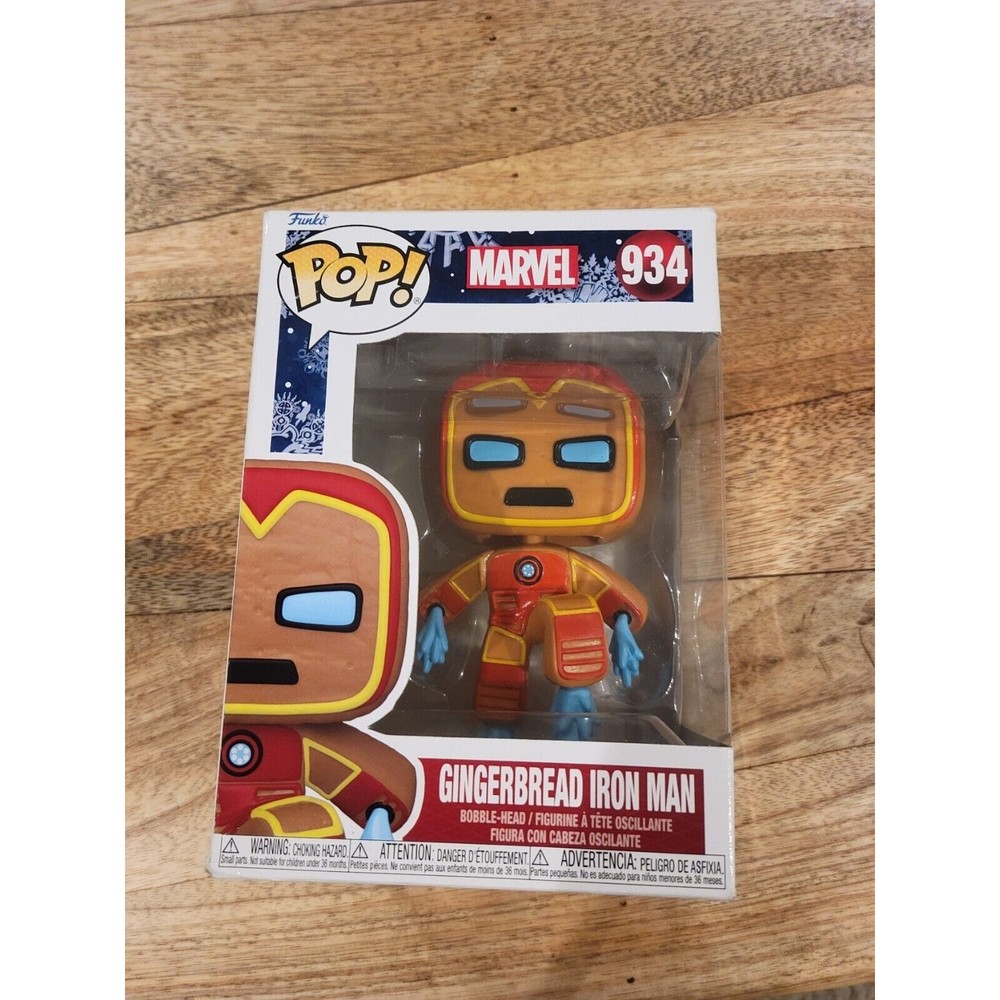 NIB Funko POP Gingerbread Iron Man #934 Marvel Christmas Holidays Vinyl …